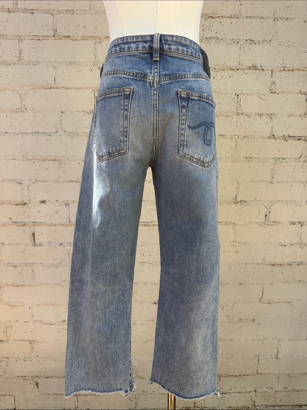 R13 Boy Straight Jeans Jasper Stretch Size 28 - Picture 5 of 16